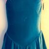 GK TURQUOISE VELVET GIRLS LARGE TANK FIGURE SKATE DRESS Sz CL WAS $65.95 NWT!