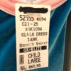 GK TURQUOISE VELVET GIRLS LARGE TANK FIGURE SKATE DRESS Sz CL WAS $65.95 NWT! - Image 6