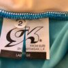 GK TURQUOISE VELVET GIRLS LARGE TANK FIGURE SKATE DRESS Sz CL WAS $65.95 NWT! - Image 7