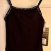 GK ELITE DANCE TOP CHILD SMALL BLACK CAMI FOIL DANCE CHEER JAZZ GYM SIZE S NWT! - Image 6