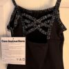 GK ELITE DANCE TOP CHILD SMALL BLACK CAMI FOIL DANCE CHEER JAZZ GYM SIZE S NWT! - Image 7