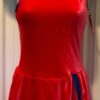 GK ELITE ICE FIGURE SKATE SLVLS ADULT SMALL CHERRY ROYAL VELVET DRESS AS NWT!