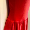 GK ELITE ICE FIGURE SKATE SLVLS ADULT SMALL CHERRY ROYAL VELVET DRESS AS NWT! - Image 2