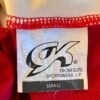 GK ICE FIGURE SKATE ADULT SMALL RED VELVET 3/4 SLV ASYMMETRIC NECK JA DRESS AS - Image 11