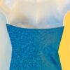 GK DANCE CHEER LADIES SMALL TURQUOISE SPARKLE HOLOGRAM HALTER TOP Sz AS NWT - Image 6
