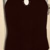 GK BLACK CAMISOLE CHILD SMALL MICROFIBER FRONT KEYHOLE JA DANCE GYM LEOTARD CS
