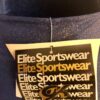 GK DANCE JAZZ LADIES MEDIUM BLUE TWILIGHT FOIL BLUE VELVET WAISTBAND PANTS SZ M - Image 3