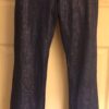 GK DANCE JAZZ LADIES MEDIUM BLUE TWILIGHT FOIL BLUE VELVET WAISTBAND PANTS SZ M - Image 4
