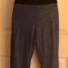 GK DANCE JAZZ LADIES MEDIUM BLUE TWILIGHT FOIL BLUE VELVET WAISTBAND PANTS SZ M - Image 6