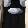 GK CHEER TOP CHILD LARGE BLACK OPEN RACERBACK DRYTECH TECHMESH CL NWT! - Image 2