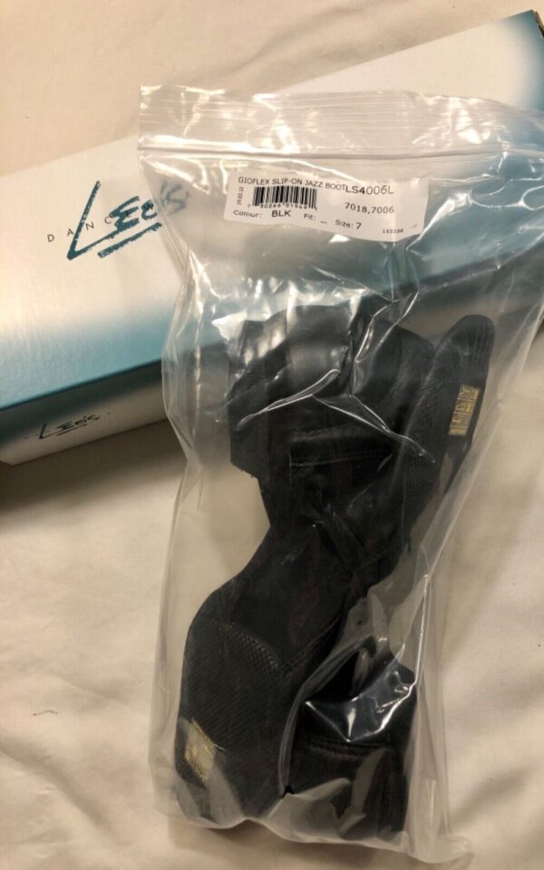 LEO'S DANCEWEAR LS4006L GIOFLEX ADULT SIZE 7 BLACK LEATHER JAZZ BOOT Sz 7 NIB! - Image 9