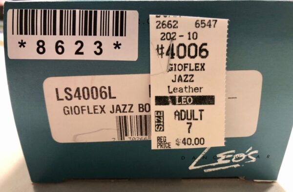 LEO'S DANCEWEAR LS4006L GIOFLEX ADULT SIZE 7 BLACK LEATHER JAZZ BOOT Sz 7 NIB! - Image 11