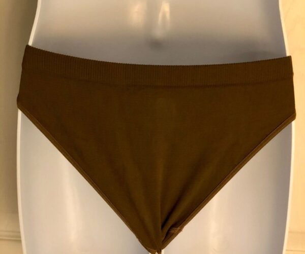 GK HI-CUT SEAMLESS CHILD SMALL #1478 GYM DANCE CHEER ATHLETIC BROWN BRIEF Sz CS - Image 3