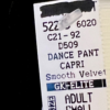 GK ELITE DANCE LADIES SMALL BLACK SMOOTH VELVET CUFFED CAPRI PANTS Sz AS NWT! - Image 5