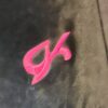 GK ADULT SMALL BLACK PINK VELVET LgSLV SQUARE NECK GYMNAST DANCE LEOTARD Sz AS - Image 3