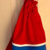 GK RED BLUE X-LARGE NYLON BACK SACK STRAP CLOSURE SPORTS GYMNASTICS CHEER DANCE
