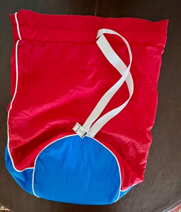 GK RED BLUE X-LARGE NYLON BACK SACK STRAP CLOSURE SPORTS GYMNASTICS CHEER DANCE - Image 6