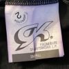 GK ADULT SMALL BLACK PINK VELVET LgSLV SQUARE NECK GYMNAST DANCE LEOTARD Sz AS - Image 5