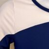 GK DRYTECH LADIES SMALL LgSLV NAVY & WHITE ATHLETIC CHEER DANCE FITNESS TOP Sz S - Image 2