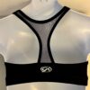 GK GIRLS MEDIUM BLACK NYLON SHEER RACERBACK CHEER DANCE GYMNASTICS TOP SZ M NWOT - Image 6