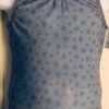 GK COMPETITION SHIRT SINGLET CHILD X-SMALL BLUE HOLOGRAM BOYCUT LEG CUT Sz CXS