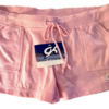 GK JUNIOR MEDIUM PINK COTTON/POLY GYMNASTS CHEER ATHLETIC CUT SPORT SHORTS SZ JM