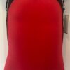 GK RED ZEBRA CHILD MEDIUM RED N/S ZEBRA FOIL PRINT GYMNASTICS TANK LEOTARD CM
