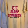 THE AUSSIE T CO. GK PINK â€œGYMNASTICSâ€¦â€ LADIES SMALL SSLV YELLOW COTTON T-SHIRT S - Image 4