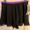 GK DANCE BALLET GIRLS LARGE CLASSIC FAUX WRAP GEORGETTE SKIRT PURPLE FOIL SZ L
