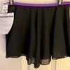 GK DANCE BALLET GIRLS LARGE CLASSIC FAUX WRAP GEORGETTE SKIRT PURPLE FOIL SZ L - Image 3