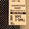 GK COMPETITION SHIRT SINGLET CHILD X-SMALL BLACK HOLOGRAM BOYCUT LEG CUT Sz CXS - Image 4