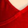 GK CLASSIC TANK LADIES SMALL RED VELVET FAUX WRAP GYMNASTS DANCE LEOTARD AS NWT - Image 2