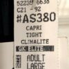 NWT! ADIDAS BLACK CAPRI TIGHTS CLIMALITE BY GK SIZE ADULT L - Image 6