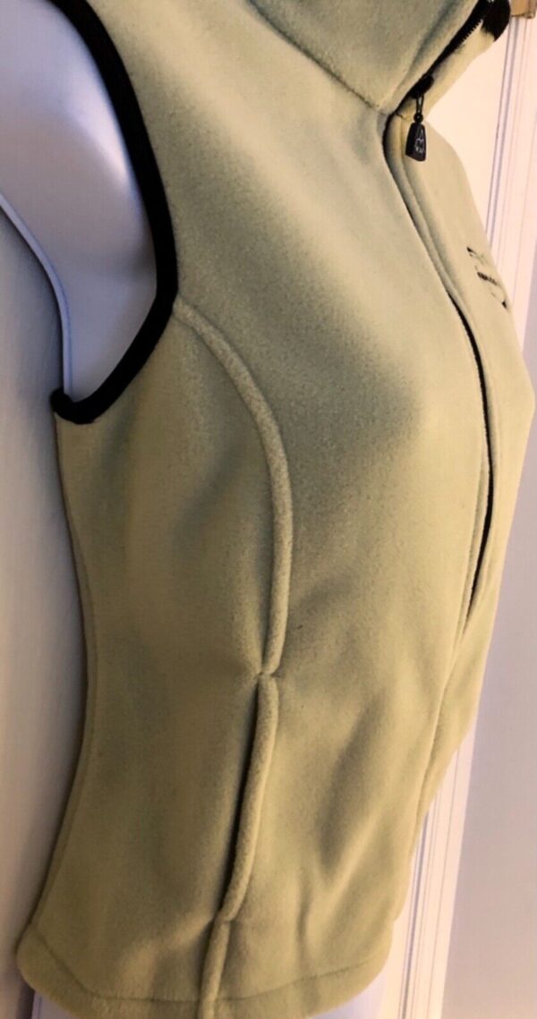 GK GYMNASTICS FLEECE VEST LADIES MEDIUM  AVALANCHE WEAR PERFORMANCE GREEN Sz AM - Image 4