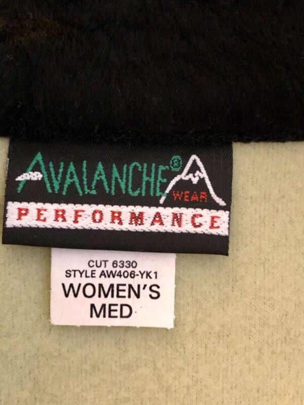 GK GYMNASTICS FLEECE VEST LADIES MEDIUM  AVALANCHE WEAR PERFORMANCE GREEN Sz AM - Image 10