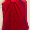 GK CLASSIC GIRLS X-SMALL RED VELVET SLVLS GYMNASTIC DANCE LEOTARD Sz CXS NWT! - Image 4