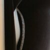 GK LgSLV ADULT SMALL BLACK VELVET SILVER FOIL TRIM GYMNASTIC DANCE LEOTARD Sz AS - Image 2