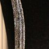 GK LgSLV ADULT SMALL BLACK VELVET SILVER FOIL TRIM GYMNASTIC DANCE LEOTARD Sz AS - Image 3