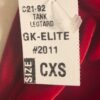 GK CLASSIC GIRLS X-SMALL RED VELVET SLVLS GYMNASTIC DANCE LEOTARD Sz CXS NWT! - Image 6