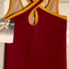 GK ELITE CHEER TOP CHILD LARGE BURGUNDY GOLD DRYTECH SPORT CAMISOLE Sz CL NWT! - Image 3