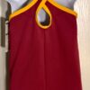 GK ELITE CHEER TOP CHILD LARGE BURGUNDY GOLD DRYTECH SPORT CAMISOLE Sz CL NWT! - Image 4