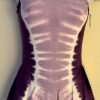 GK ICE SKATE PURPLE TIE-DYE ADULT SMALL SLVLS COTTON/SPAND CAMISOLE DRESS Sz AS