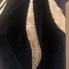 GK ADULT SMALL LgSLV NAVY VELVET SILVER FOIL RIBBONS GYMNAST DANCE LEOTARD Sz AS - Image 5