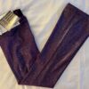 GK DANCE JAZZ PANTS CHILD LARGE PURPLE VELVET FOIL WAISTBAND HIP HUGGERS Sz CL - Image 6