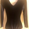 GK LgSLV LADIES SMALL NAVY VELVET LIME FOIL ACCENTS GYMNASTS DANCE LEOTARD Sz AS - Image 6