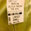 GK GREEN & WHITE TYE-DYE LADIES SMALL SLVLS COTTON/STRCH FIGURE SKATE DRESS AS - Image 6