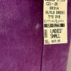 GK ICE SKATE PURPLE TIE-DYE ADULT SMALL SLVLS COTTON/SPAND CAMISOLE DRESS Sz AS - Image 6
