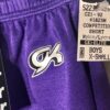 GK BOYS X-SMALL COMPETITION SHORTS PURPLE N/S GYMNASTICS RUNNING GYM Sz CXS NWT - Image 3