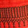 ROYAL ROBBINS LADIES SMALL SLVLS ORANGE HEMP COTTON EMBROIDERED HEM TOP Sz S EUC - Image 2
