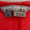 ROYAL ROBBINS LADIES SMALL SLVLS ORANGE HEMP COTTON EMBROIDERED HEM TOP Sz S EUC - Image 7